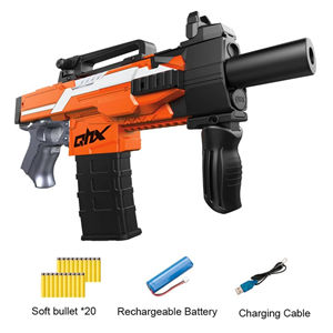 تفنگ اسباب بازی شارژی تیر فومی DIY EXPAND -اسباب بازی